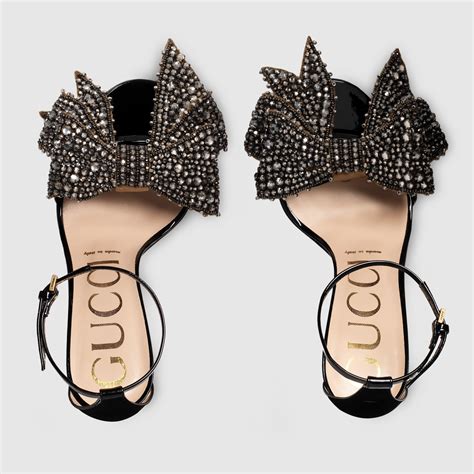 girl gucci slides with bow